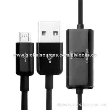 Micro USB Data Transfer & Charging Cable with Switch for Samsung Galaxy Tab 3 (7.0/8.0/10.1) P32